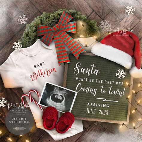 pregnant christmas captions|captions for pregnancy announcements.